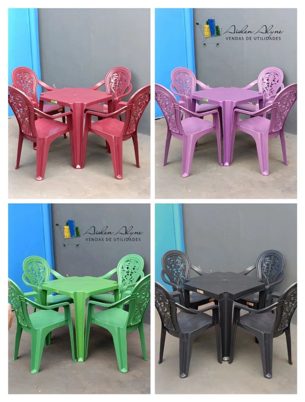Jogo de Mesa e Cadeiras para Área Externa