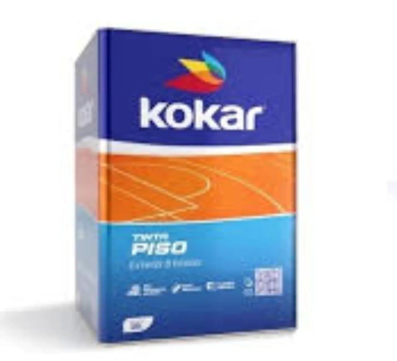 Tinta para Piso Kokar - Novo 18L cinza