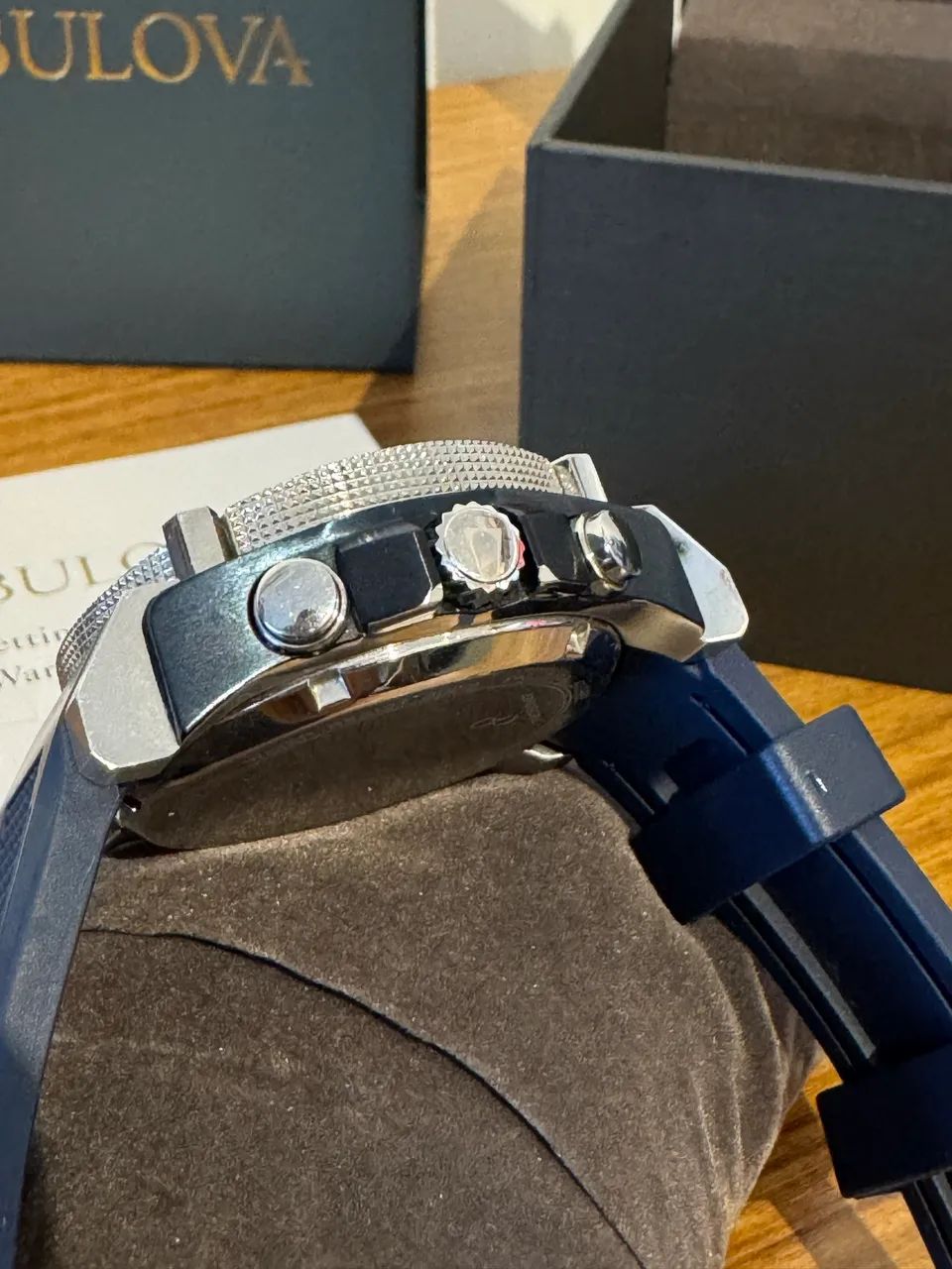 Relógio Bulova Precisionist 98B315 Cronógrafo - Foto 5