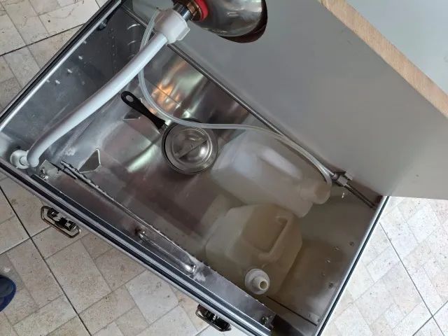 Cozinha de camping em alúminio 39X58X42cm - Foto 3