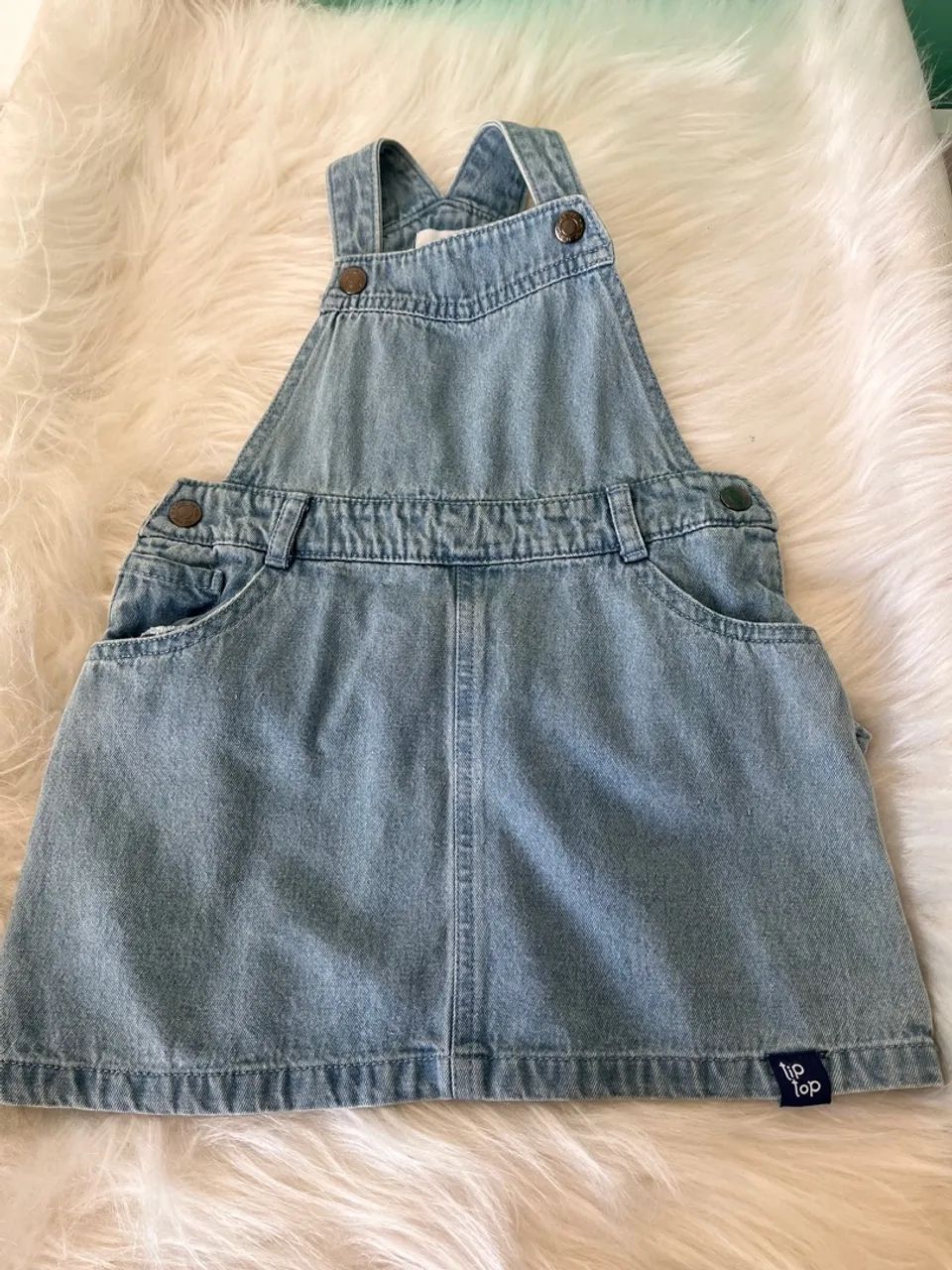 Jardineira Jeans Tip Top 