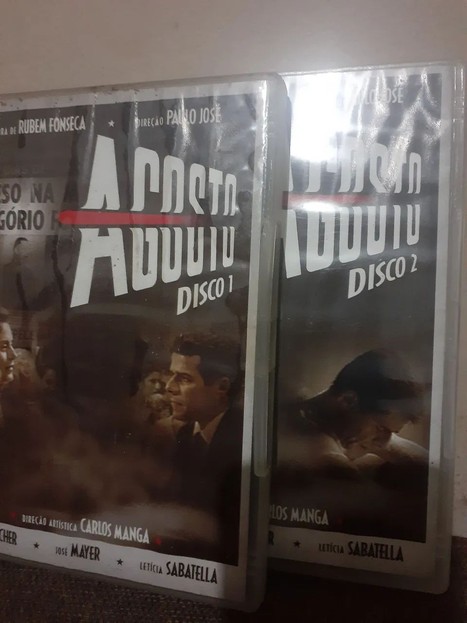 DVD Minissérie Agosto - Disco 1 e 2 - Rubem Fonseca