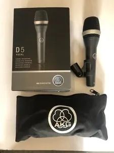 Microfone dinâmico Akg D5 - Conservado + Acessórios Completo64617708726914122