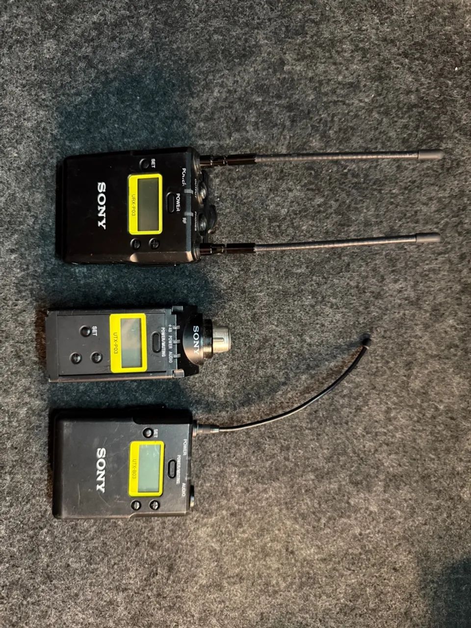 Microfone lapela Sony URX - P03