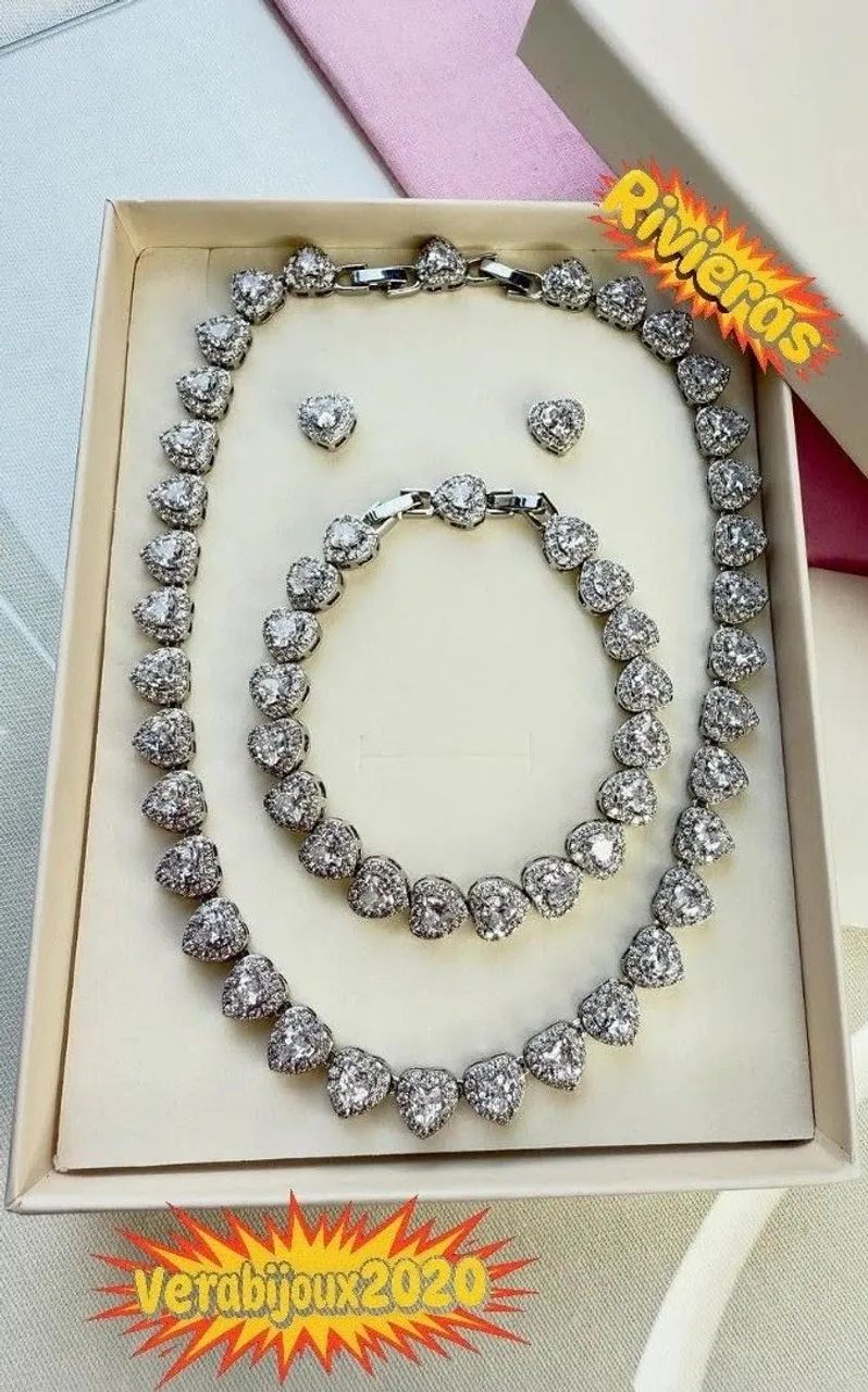 COLAR RIVIERAS EM DIAMANTES SWAROVSKI  - Foto 2