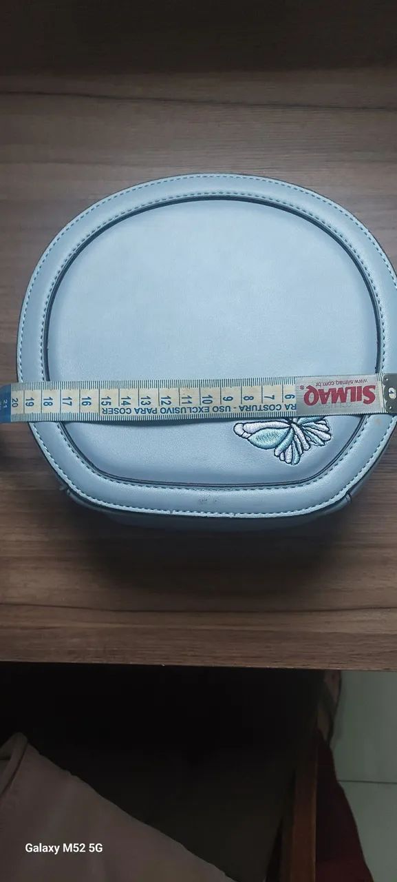 Bolsa linda redonda com bordado  - Foto 5