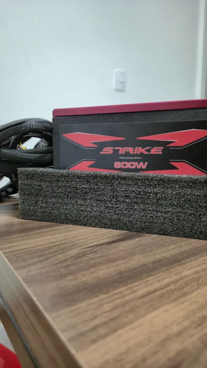 Fonte 800W AeroCool Strike X - Semi Modular - PFC Ativo - Silver (com cabos) - Foto 4