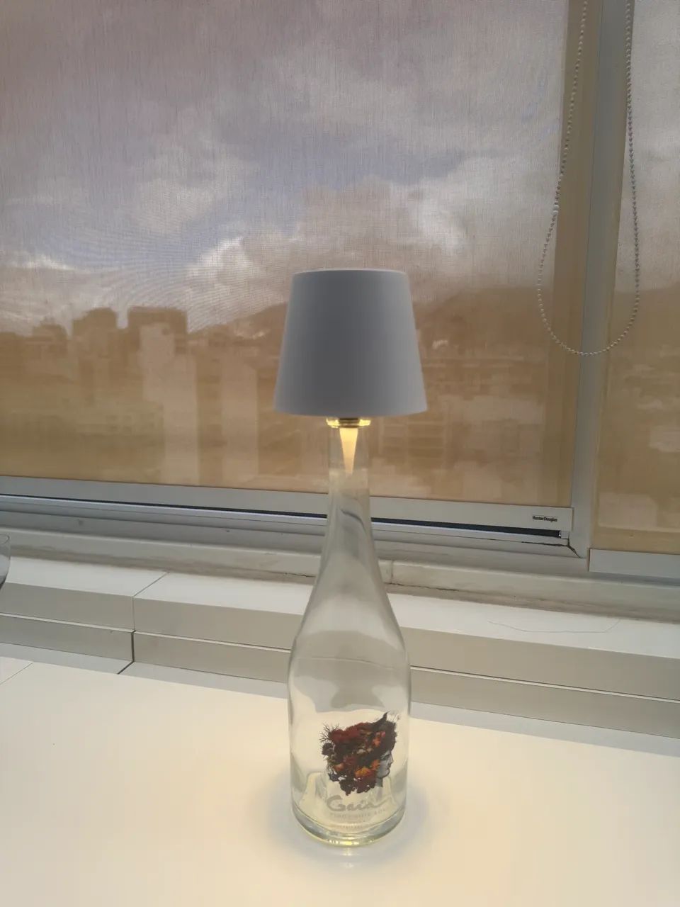 Abajur de led e garrafa - Foto 3
