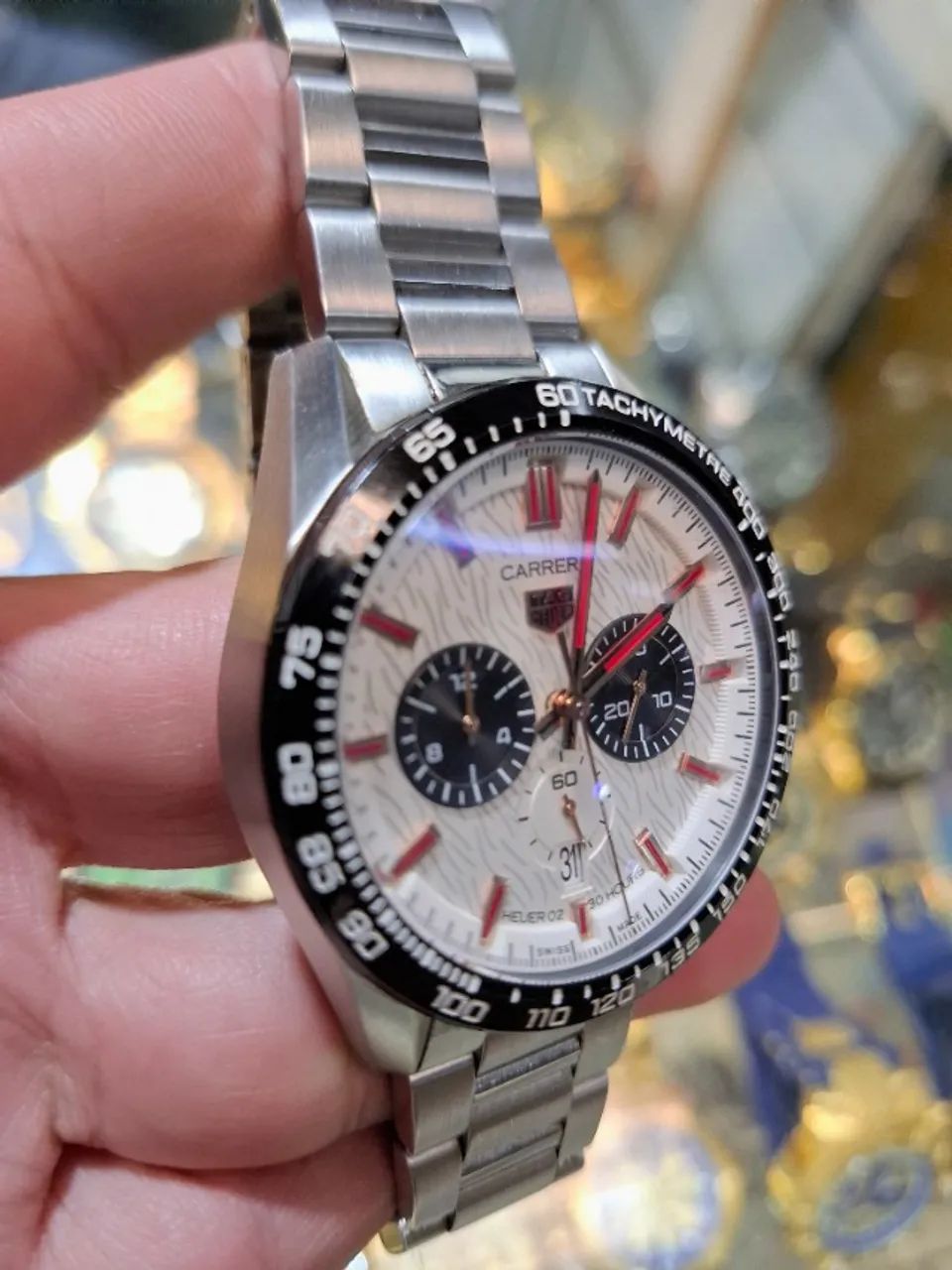 Relógio TAG HEUER CARRERA MULTIFUNCIONAL ENTREGAMOS  - Foto 3