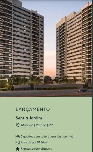 Apto em construção ao lado do HU