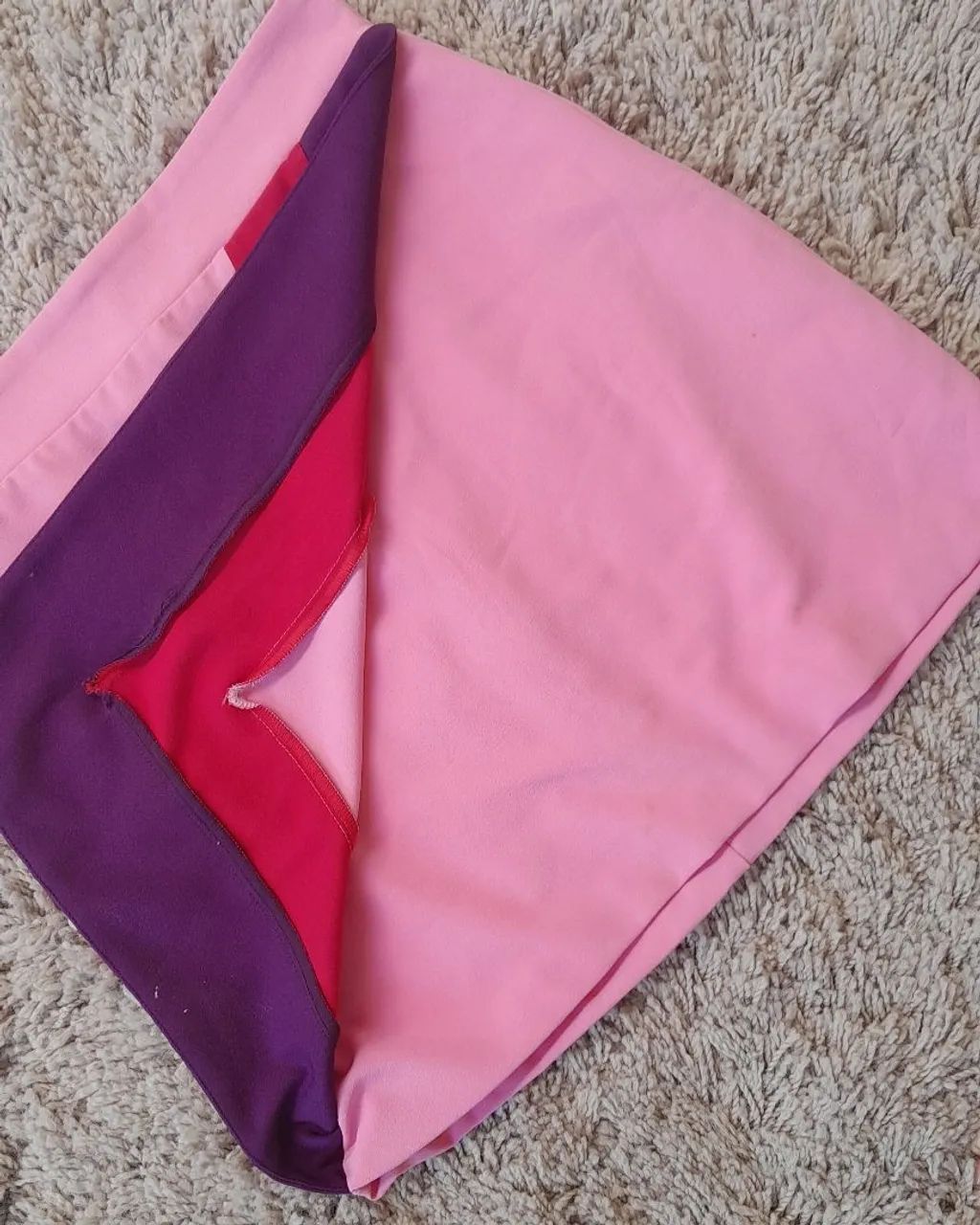 Saia Pink com Detalhes Coloridos - Foto 3