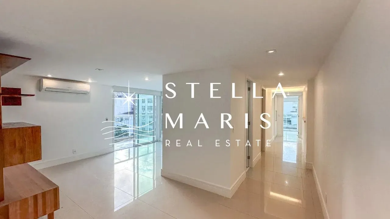 Leblon, Quadra da Praia, Cobertura LINEAR com VISTA MAR, 98 m2, 02 Quartos e 1 vaga, de al