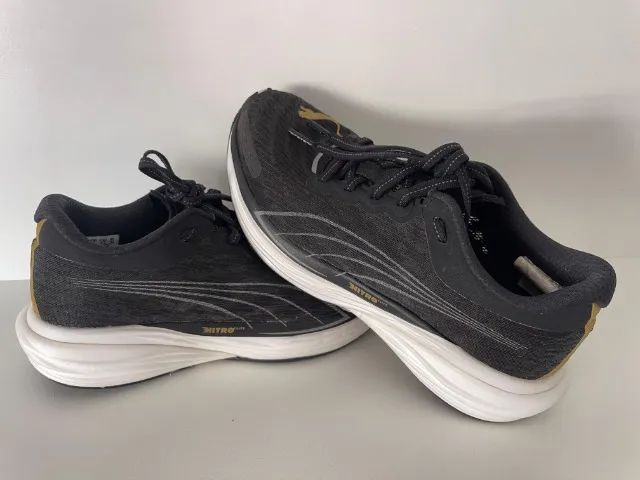 Tênis Puma Deviate Nitro 2 placa de carbono preto 36 - Foto 5