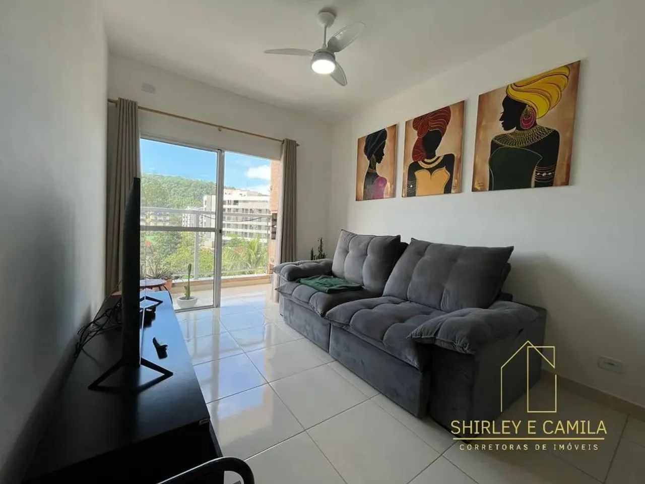 Apartamento para venda com 2 dormitórios no Pereque Açú, Ubatuba - SP com varanda gourmet