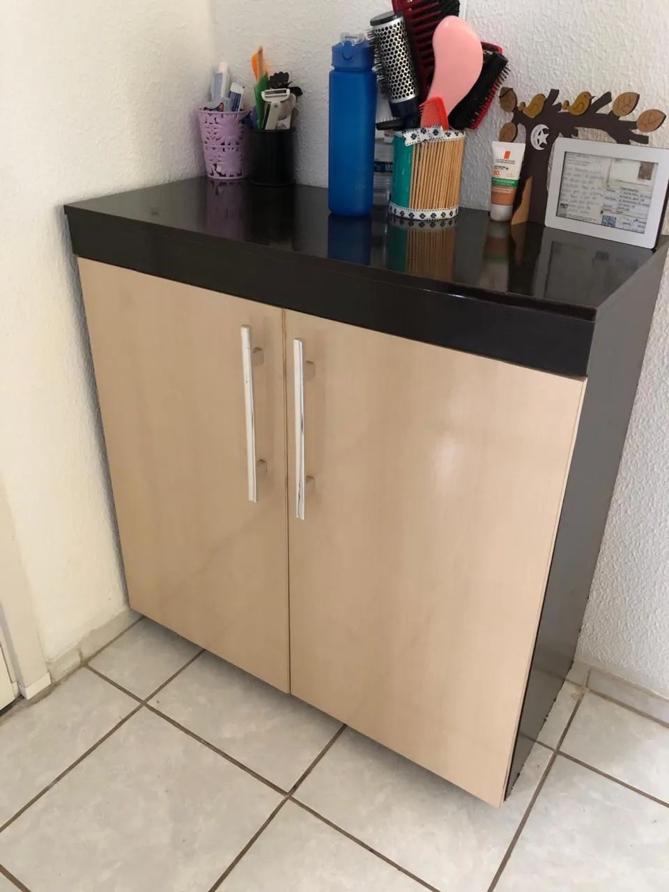 Armário Cômoda Utilidades duas Portas