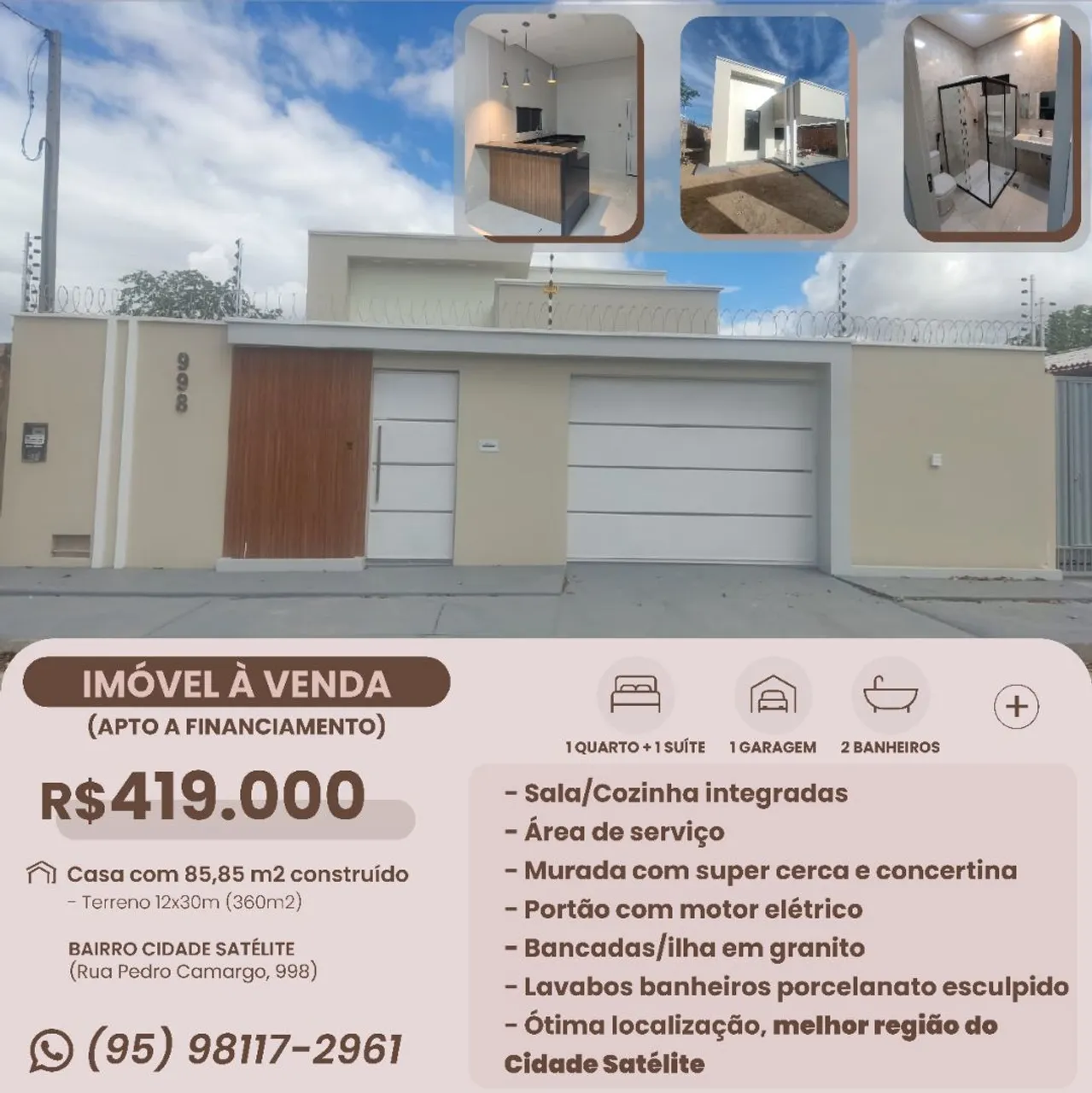 Casa nova Cidade Satélite