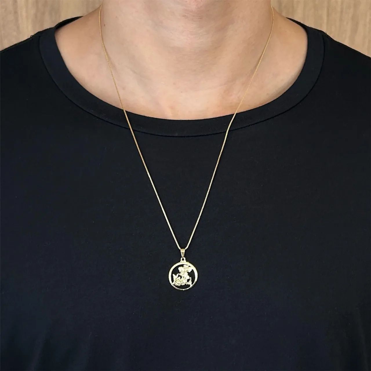 Corrente 1,2mm + São Jorge Vazado  - Foto 3