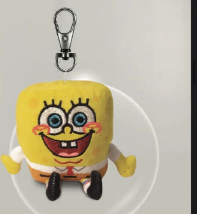 Ovo da Páscoa cacau show com chaveiro do Bob esponja 