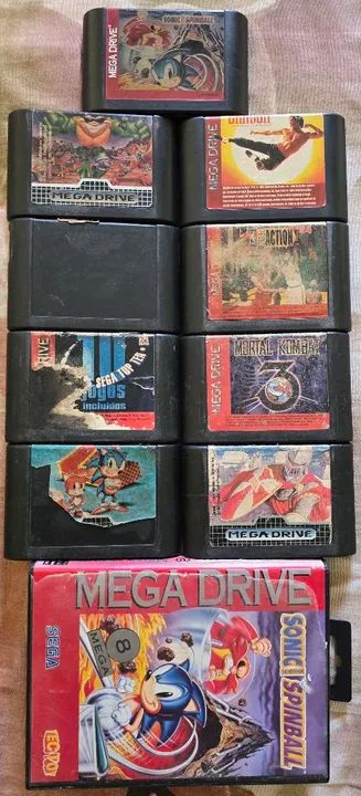  jogos originais Sega Mega Drive [TROCO]. - Foto 3