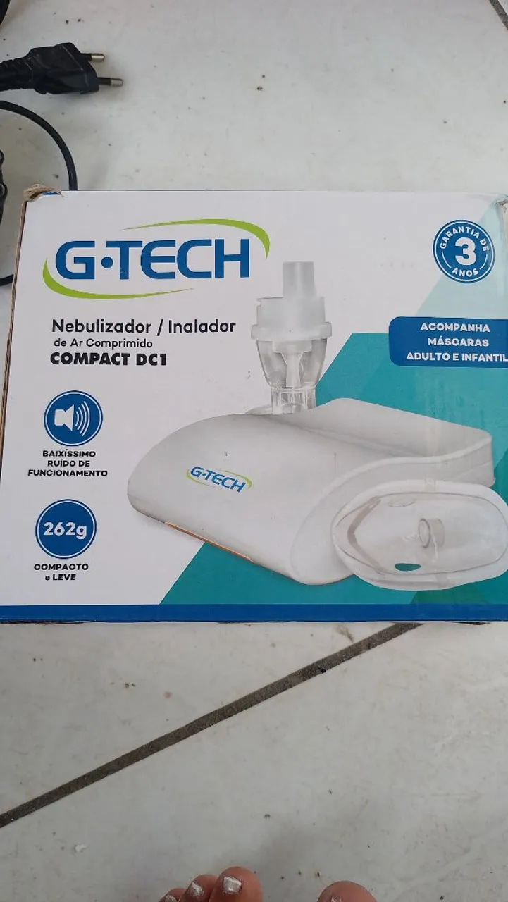 Nebulizador/Inalador G-TECH Compact DC1