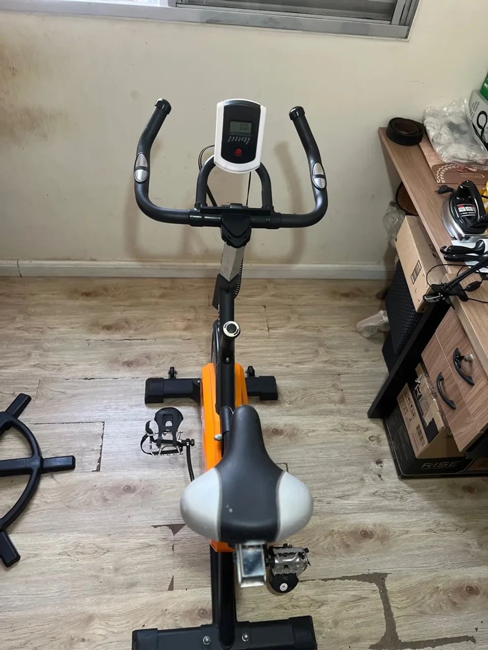 Bicicleta Ergométrica Elite Gallant - Preta/Laranja - Foto 5