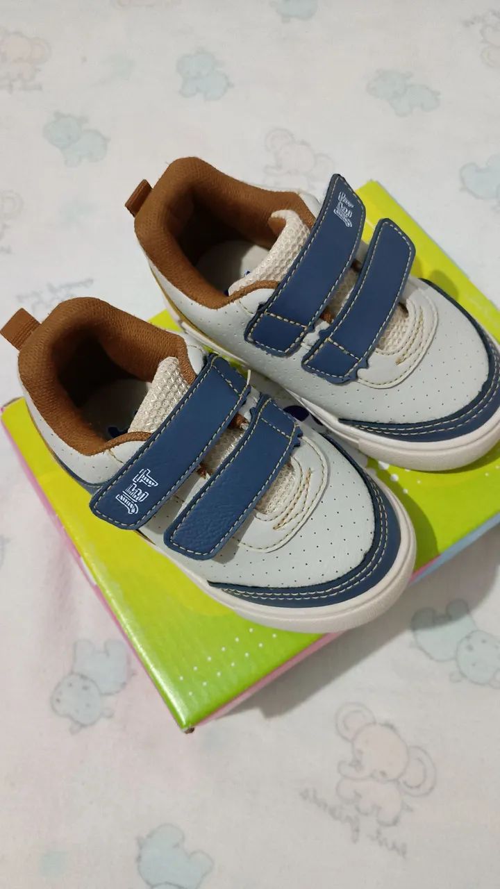 Tênis Jet Kids Bege N° 22 - Pouquíssimo Uso! - Foto 2