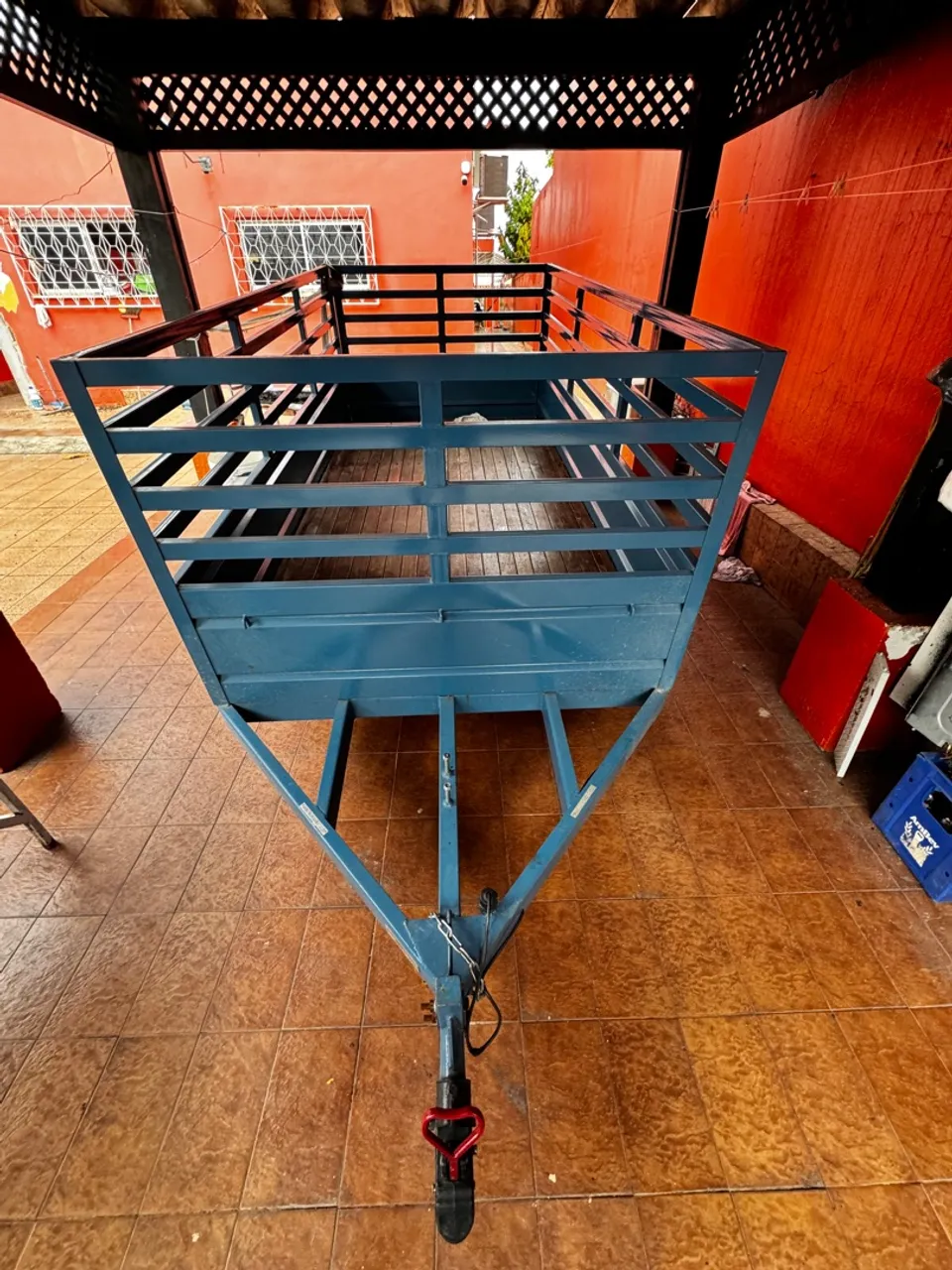 Reboque Azul para Carroceria