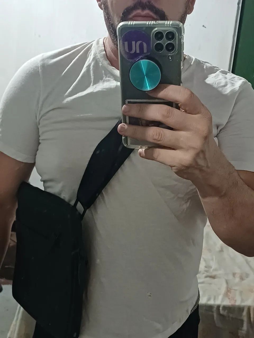 Mini bolsa bag em couro legitimo - Foto 2