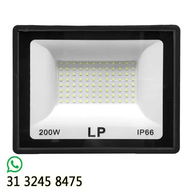 Refletor de LED 200W Externo A prova d'água Bivolt