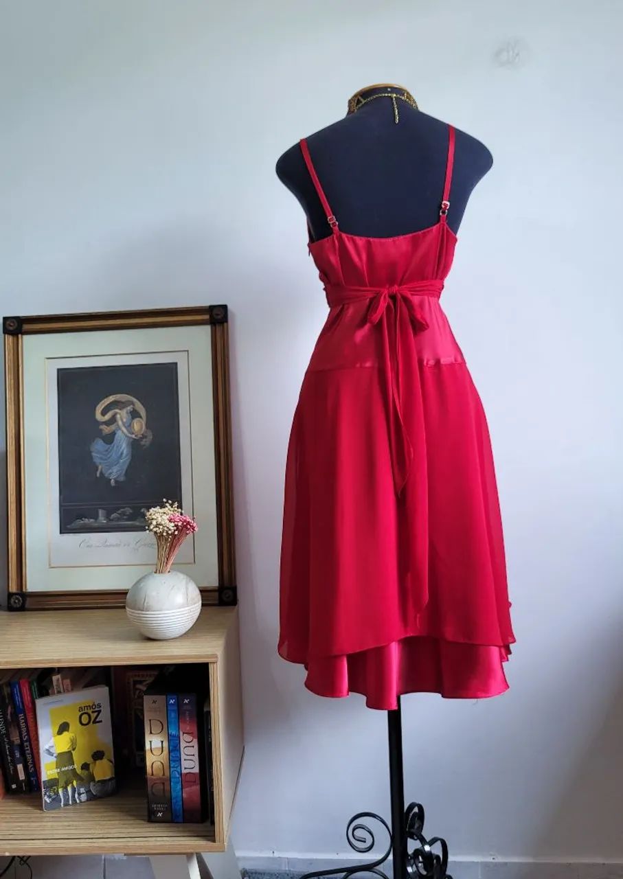 Vestido Vermelho Festa - Foto 2