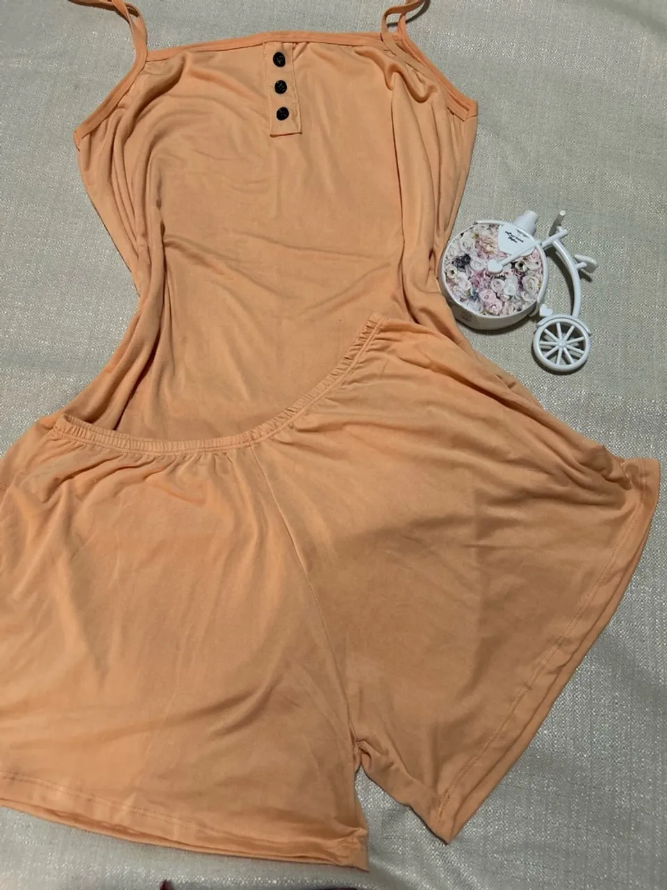 Baby doll Plus Confortável Laranja