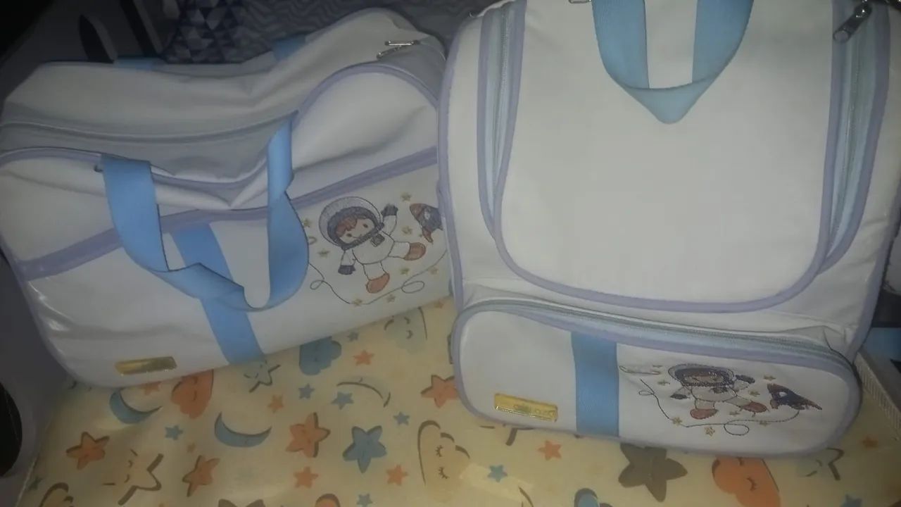 Kit de bolsa maternidade e mochila para bebê