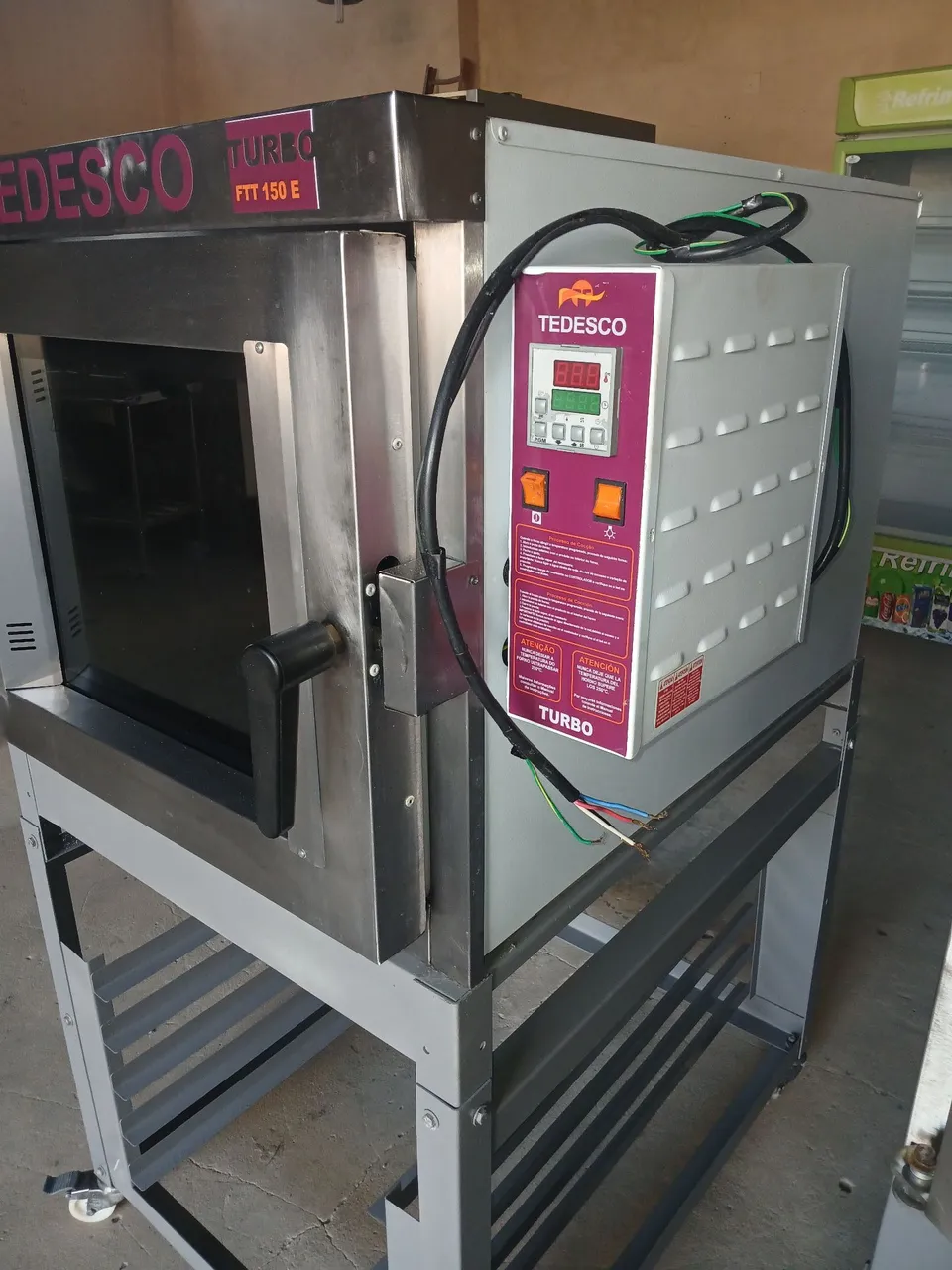 Forno turbo total elétrico 5 esteiras tedesco 