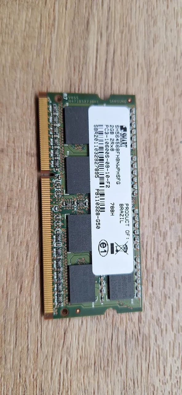 Memória RAM DDR3 e DDR3L 2GB - Samsung e Smart - Notebooks - Foto 3