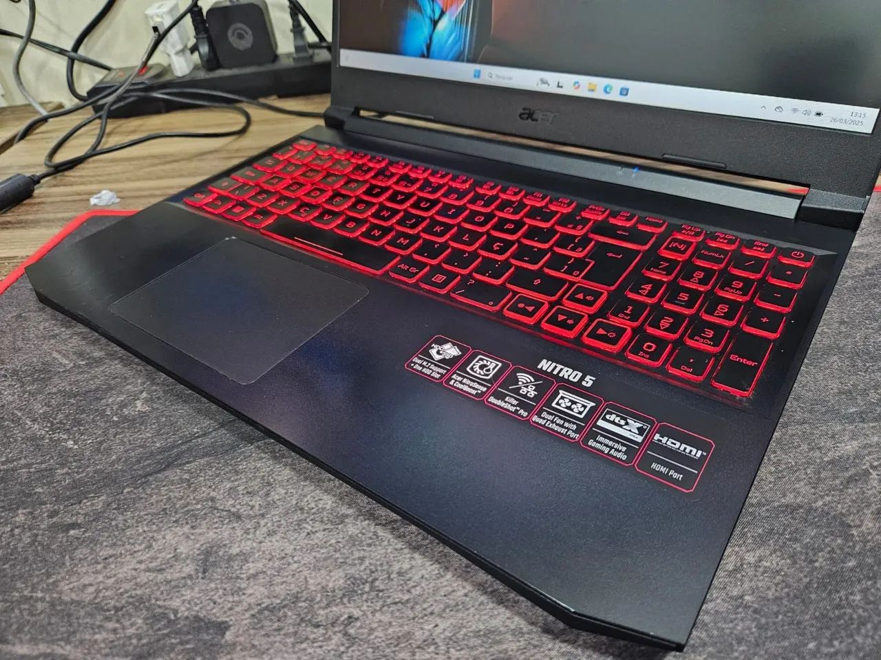 Notebook gamer  i5 11th gen rtx 3050 16gb  144hz joga tudo  - Foto 2