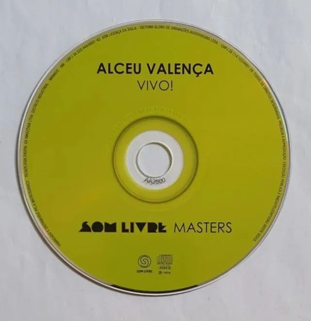 Cd Alceu Valença - Vivo - 1976 - Som Livre Masters - CDs, DVDs etc