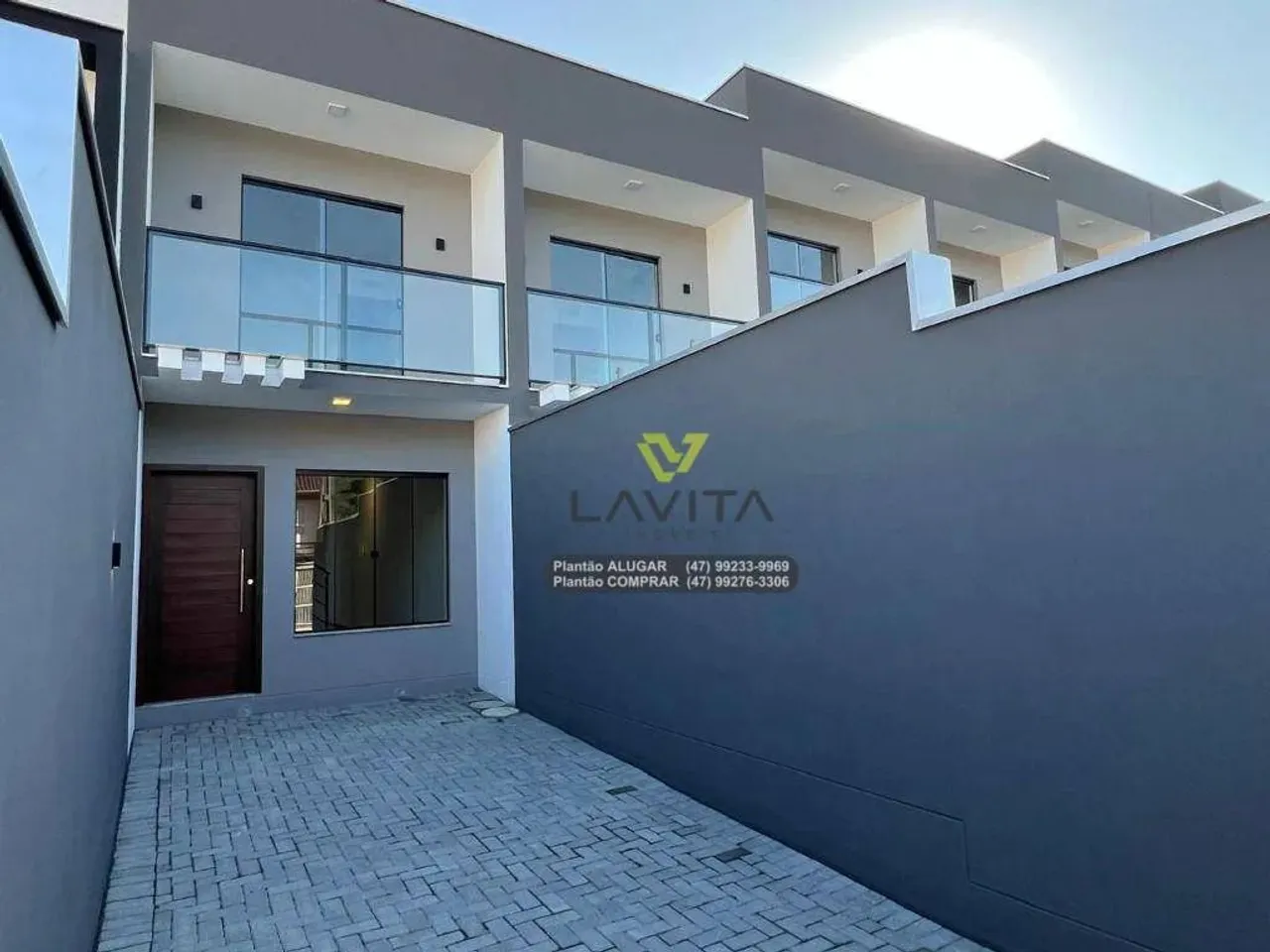 Casa Para Aluguel, Locação com 2 Dormitórios, 82,2m² - Bairro Fortaleza Alta - Blumenau SC
