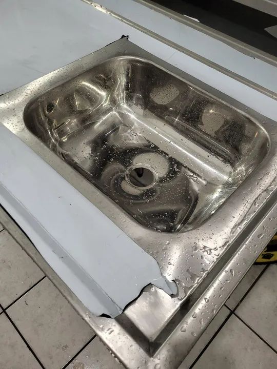 Cuba de aço inox para cozinha industrial - Foto 2