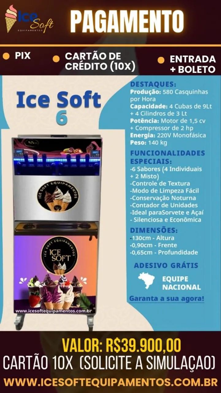 Máquina de Sorvete Milksaque e de Açaí Expresso  - Foto 5