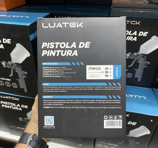 Pistola de Pintura LUATEK LWJ-1997 (Profissional e Precisa) - Foto 5