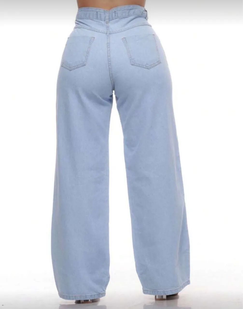 calça larga clara - Foto 2