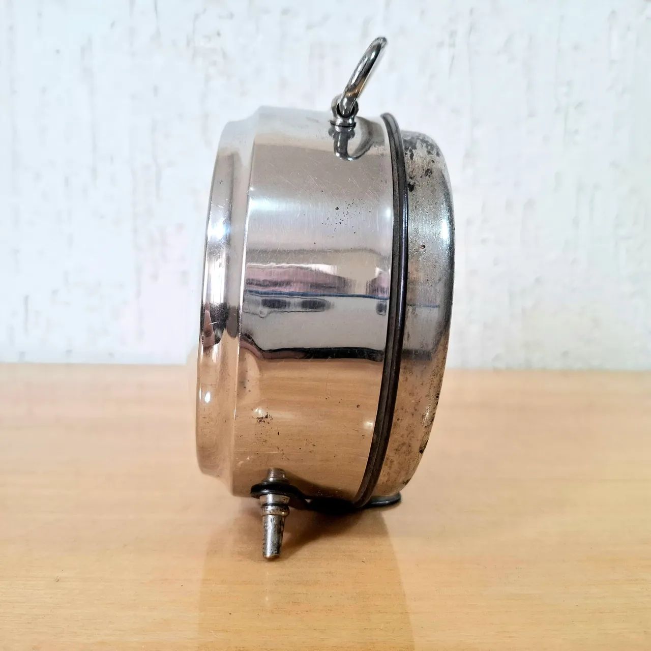 Relógio despertador Junghans anos 40 mede in Italy funcionando. - Foto 2