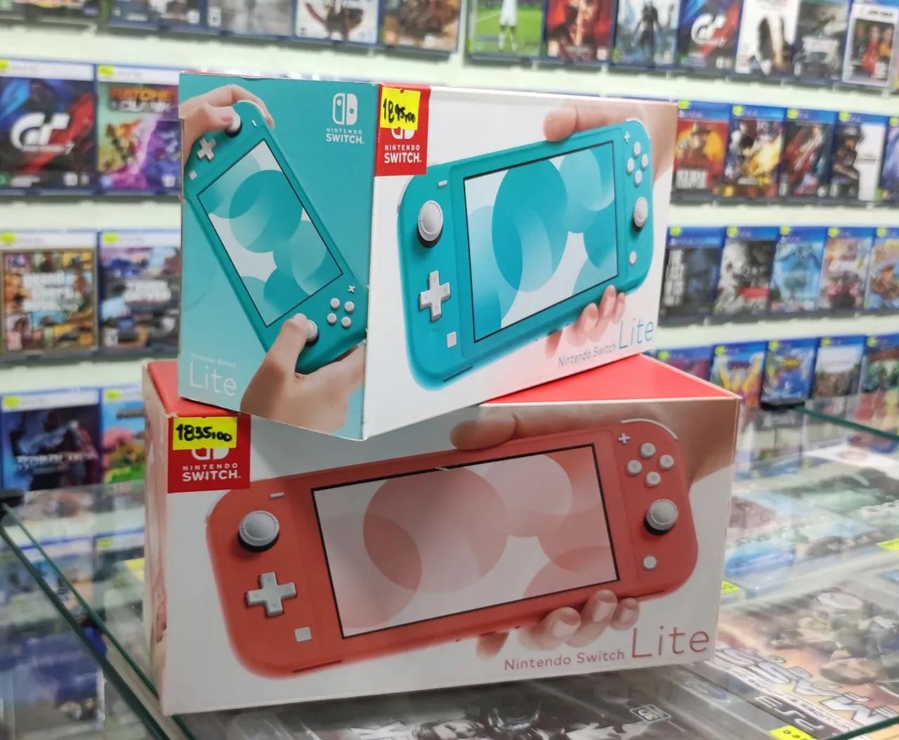 Nintendo Switch Lite - Coral e Turquesa - Novas