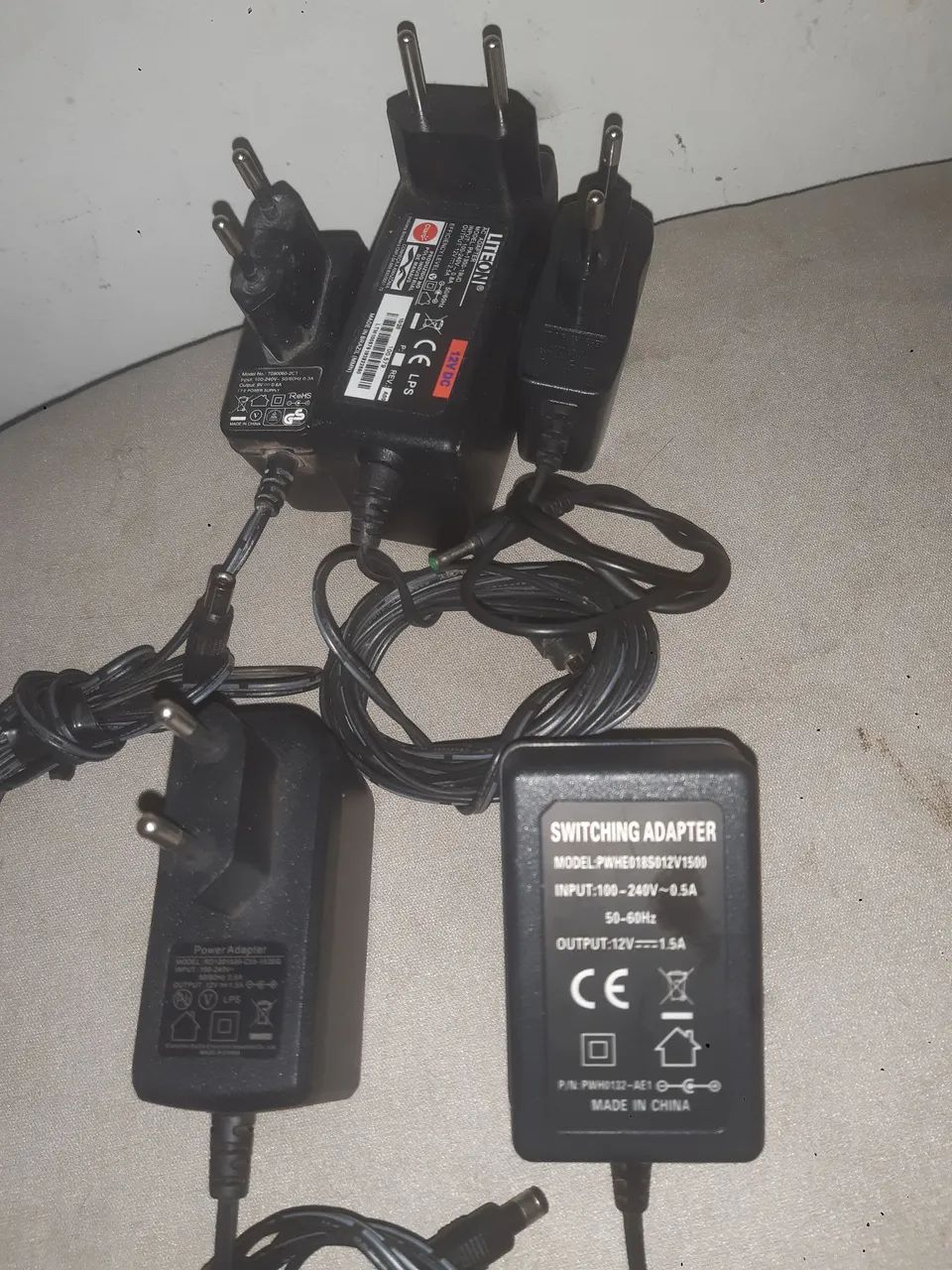 Fonte carregador 12v RS 30.00 inf * 