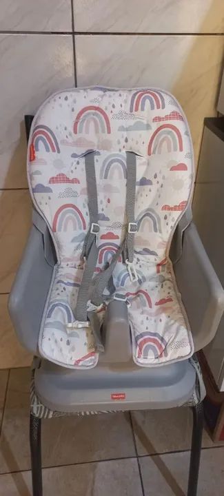 Cadeirinha de Bebê para Alimentar  Fischer price- Com Cinto de Segurança