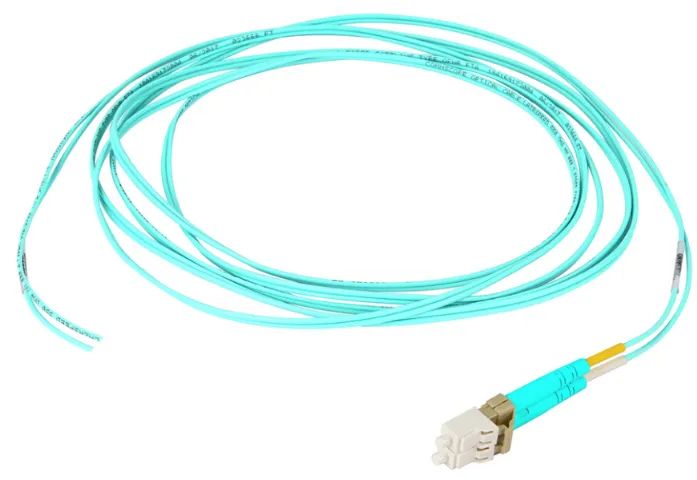 Pigtail Duplex Multimodo OM4 LC/UPC 1,50 Metros (kit 8pçs)