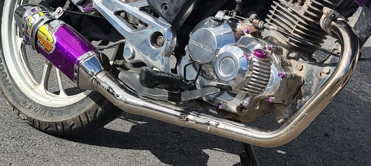 Escape Esportivo GRS Racing - Honda cg 160/150
