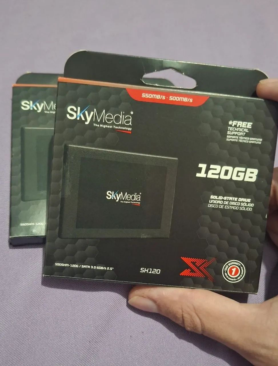 SSD 120GB - NOVO NUNCA USADO EMBALADO