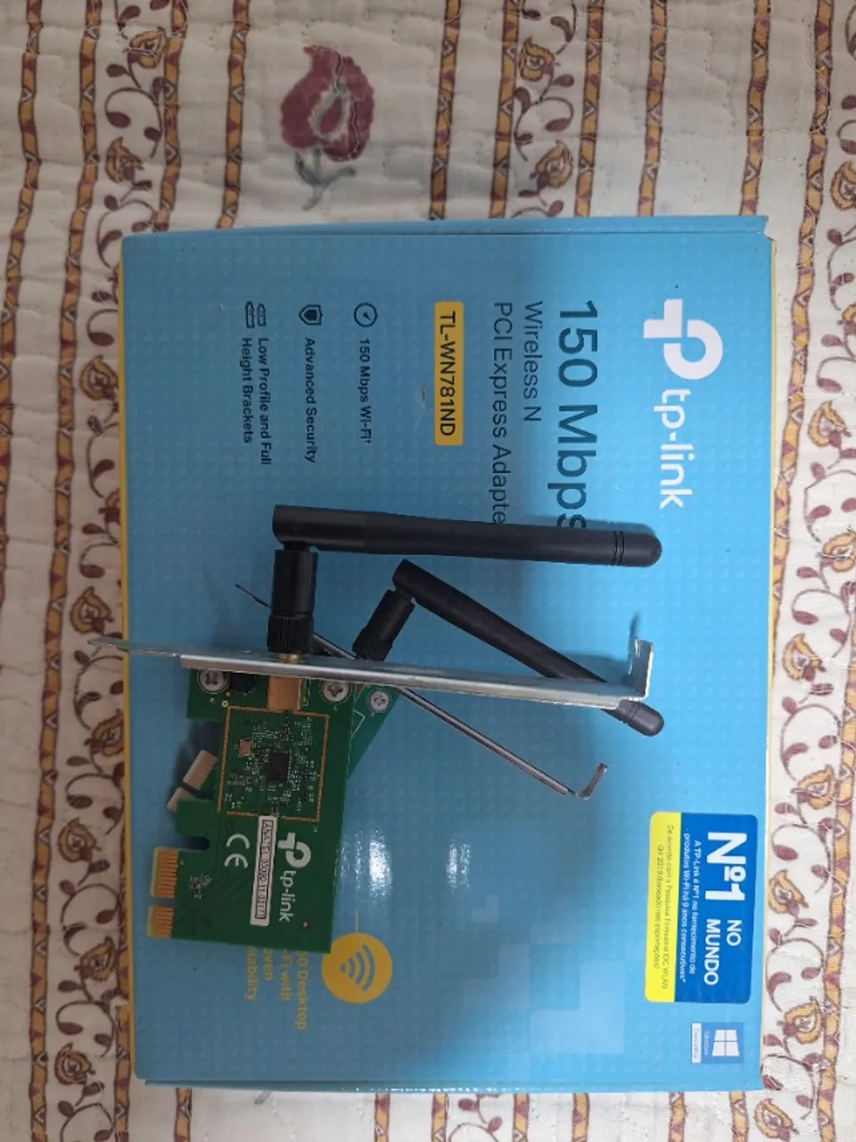 Adaptador wifi TP LINK 150 mbps para computador