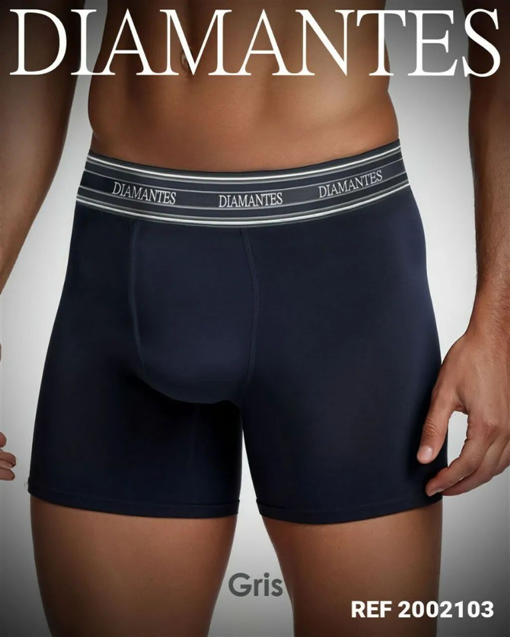 Kit com 3 cuecas box DIAMANTES LINGERIE  - Foto 2